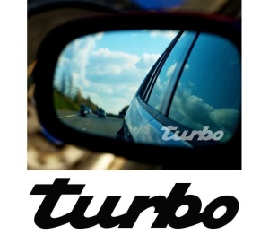 Stickere oglinda Etched Glass - Turbo