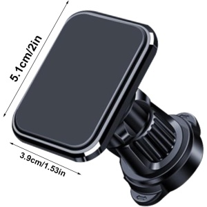 Suport Auto MagSafe pentru Telefon – Prindere pe Grilă, Rotativ 360°, Magnet Puternic - Img 7