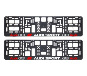 Suporturi Numar Inmatriculare Audi Sport
