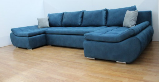Coltar extensibil cu lada depozitare Mya U 330x152 cm - Img 7