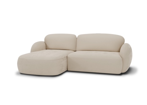 Coltar extensibil cu lada Velu stanga crem - Img 6