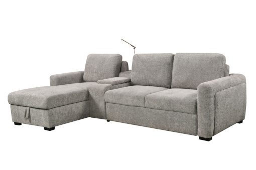 Coltar stanga extensibil cu lada Darius grey - Img 8
