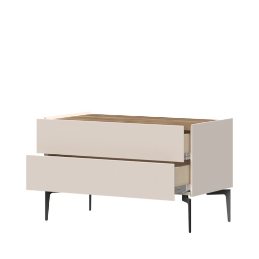 Comoda (stand TV cu picioare) Sky TV90N-2F cu 2 sertare - Img 4