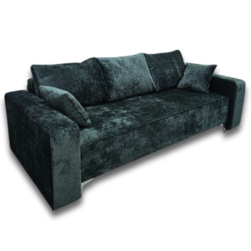 Canapea extensibila cu lada Dolly 3 loc verde - Img 3