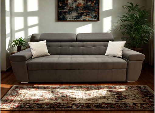 Canapea extensibila cu tetiere Camy 3 loc - Img 2
