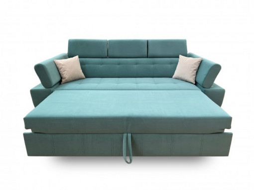 Canapea extensibila cu tetiere Morena 256x100 cm 3 locuri - Img 8