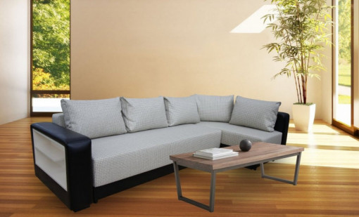 Coltar extensibil cu 2 lazi depozitare Andrei 302x163 cm - Img 3