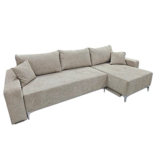 Coltar extensibil cu lada Mario dreapta bej - Img 6