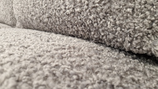 Coltar modular cu 2 tabureti Rio 298x188 cm gri - Img 5