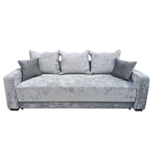 Canapea extensibila cu lada Atena 3 loc grey - Img 2