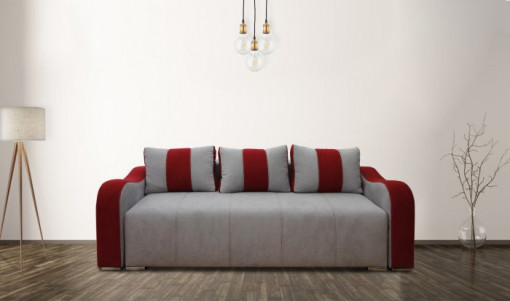 Canapea extensibila cu lada depozitare Lara 235x105 cm 3 locuri - Img 2