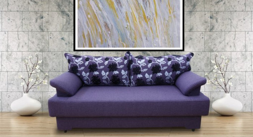 Canapea extensibila cu lada depozitare Oana 190x100 cm 3 locuri - Img 3