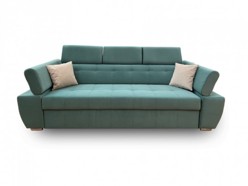 Canapea extensibila cu tetiere Morena 256x100 cm 3 locuri - Img 9