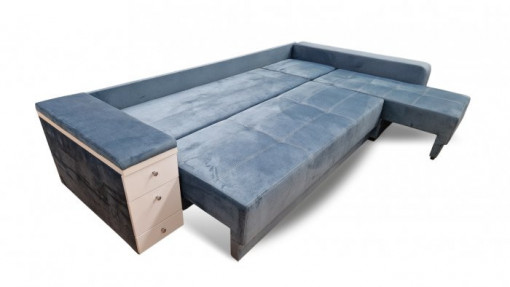 Coltar extensibil cu 2 lazi Deluxe dreapta olive - Img 3
