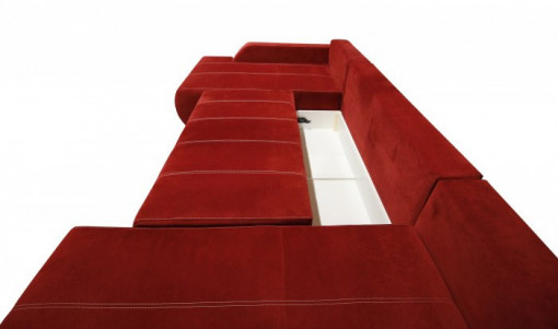 Coltar extensibil cu 3 lazi depozitare Malibu U 358x185 cm - Img 2