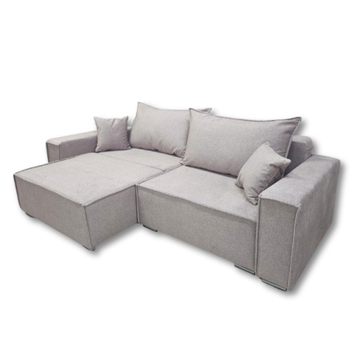 Sistem-Canapea/Coltar extensibil cu lada Raul grey - Img 3