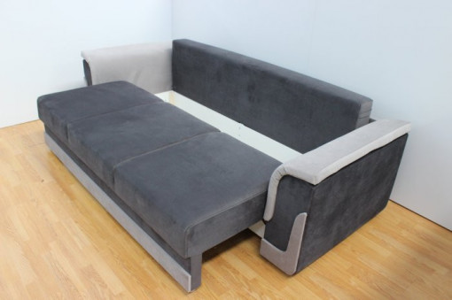 Canapea extensibila cu lada depozitare Denisa 242x105 cm 3 locuri - Img 2