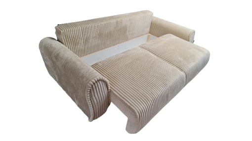 Canapea extensibila cu lada Roxana 3 loc crem - Img 3