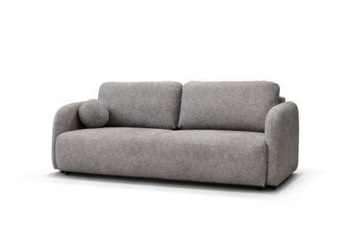 Canapea extensibila cu lada Santiago 3 loc gri - Img 2