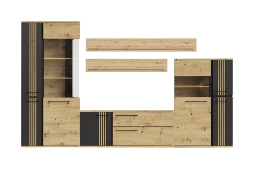 Living Molto Zestaw A black 336 cm - Img 2