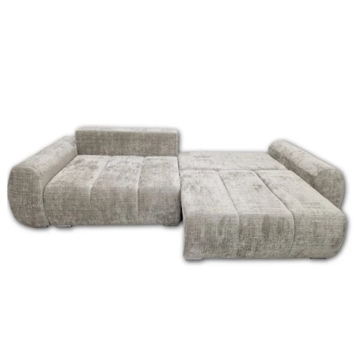 Sistem-Canapea/Coltar extensibil cu lada Roxana crem - Img 3