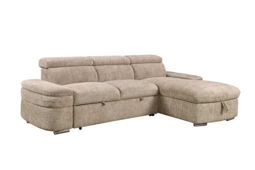 Coltar dreapta extensibil cu lada Cristian beige - Img 8