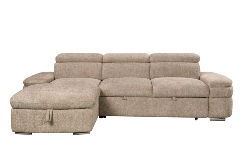 Coltar stanga extensibil cu lada Cristian beige - Img 7