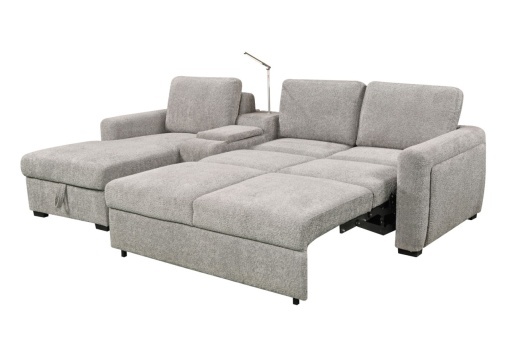 Coltar stanga extensibil cu lada Darius grey - Img 3
