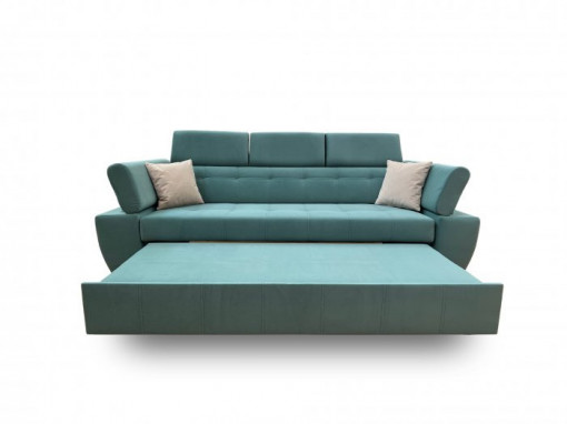 Canapea extensibila cu tetiere Morena 256x100 cm 3 locuri - Img 3
