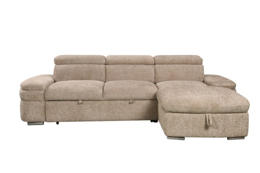 Coltar dreapta extensibil cu lada Cristian beige - Img 5