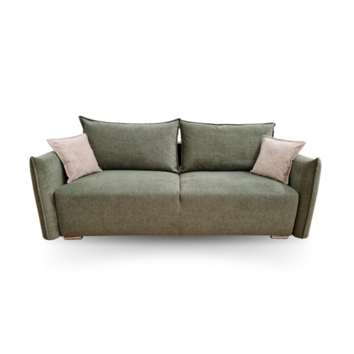Canapea extensibila cu lada Ion 3 loc olive - Img 2