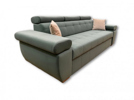 Canapea extensibila cu tetiere Morena 256x100 cm 3 locuri - Img 4