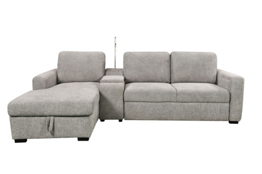 Coltar stanga extensibil cu lada Darius grey - Img 7
