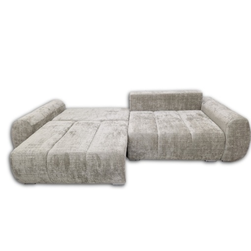 Sistem-Canapea/Coltar extensibil cu lada Sara grey - Img 5