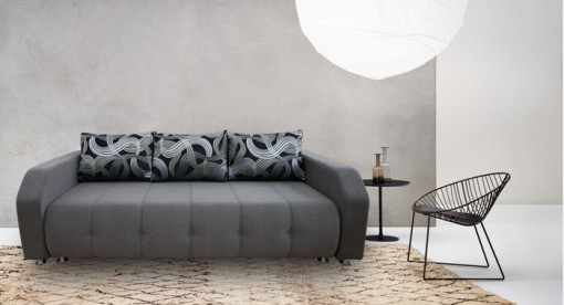Canapea extensibila cu lada depozitare Zara 225x100 cm 3 locuri - Img 2