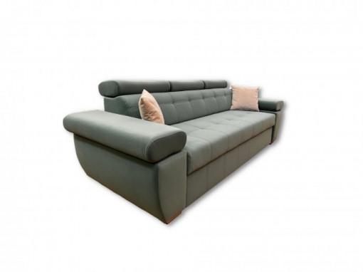 Canapea extensibila cu tetiere Morena 256x100 cm 3 locuri - Img 5
