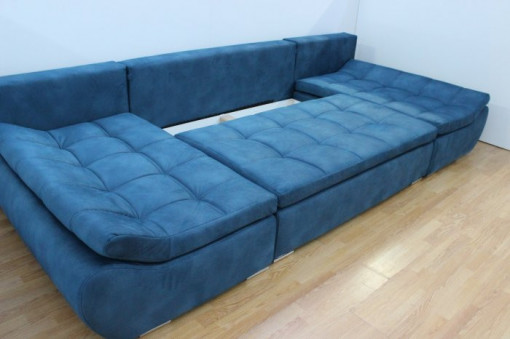 Coltar extensibil cu lada depozitare Mya U 330x152 cm - Img 5