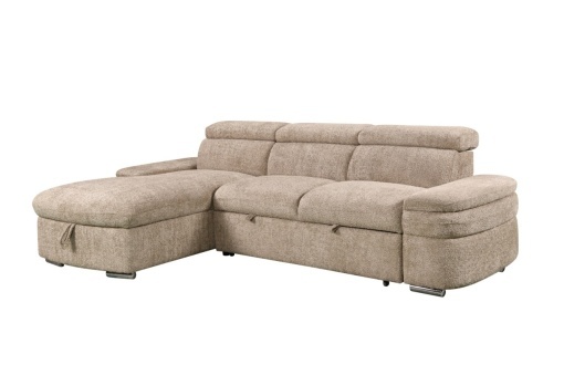 Coltar stanga extensibil cu lada Cristian beige - Img 8