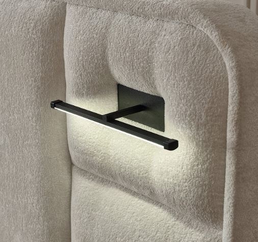 Set pat tapitat cu lada si saltea premium + 2 noptiere Athena 160x200 cm - Img 6