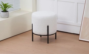 Taburet KJP028 alb