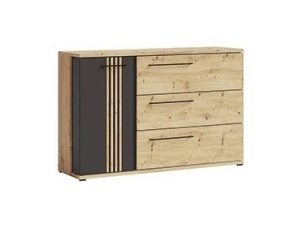 Comoda 1 usa 3 sertare Molto ML12 black