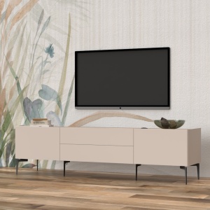 Comoda (stand TV cu picioare) Sky TV206N-2K2F cu 2 sertare si 2 usi - Img 3