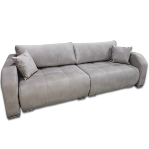 Canapea/Coltar extensibil cu lada depozitare Neptun 245x105 cm crem - Img 5