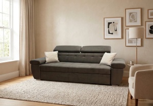 Canapea extensibila cu tetiere Camy 3 loc