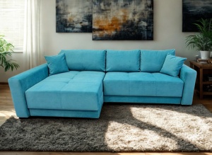 Coltar extensibil cu 2 lazi depozitare Tokio 273x165 cm