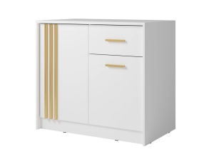 Comoda Canada CY 24 alb manere aurii