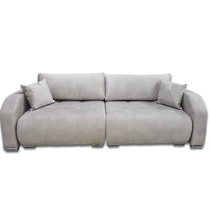 Canapea/Coltar extensibil cu lada depozitare Neptun 245x105 cm crem - Img 6
