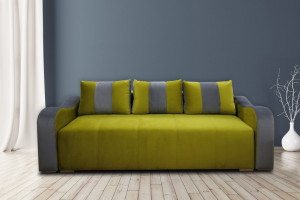 Canapea extensibila cu lada depozitare Lara 235x105 cm 3 locuri
