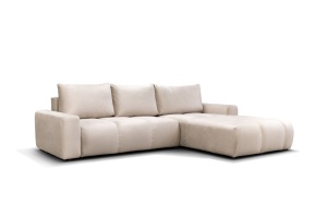 Coltar extensibil cu lada depozitare Atlantic dreapta 306x220 cm crem - Img 5