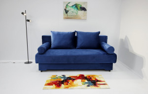 Canapea extensibila cu lada depozitare Dana 190x100 cm 3 locuri